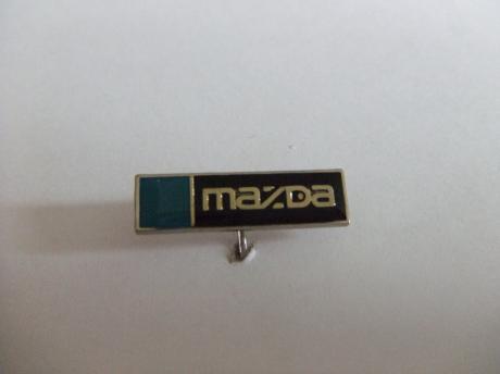 Auto Mazda logo langwerpig